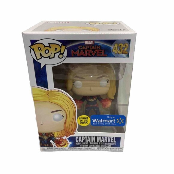 Funko Pop! Vinyl: Marvel - Captain Marvel - Walmart (Exclusive) #432 - Picture 1 of 6